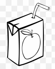 Apple Juice Bw Svg Freeuse Png Files - Juice Black And White,Juice Box Png