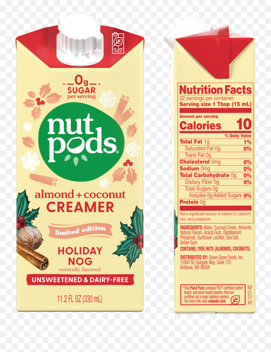 Holiday Nog - Nutrition Nut Pods Creamer Png,Holiday Icon Pack