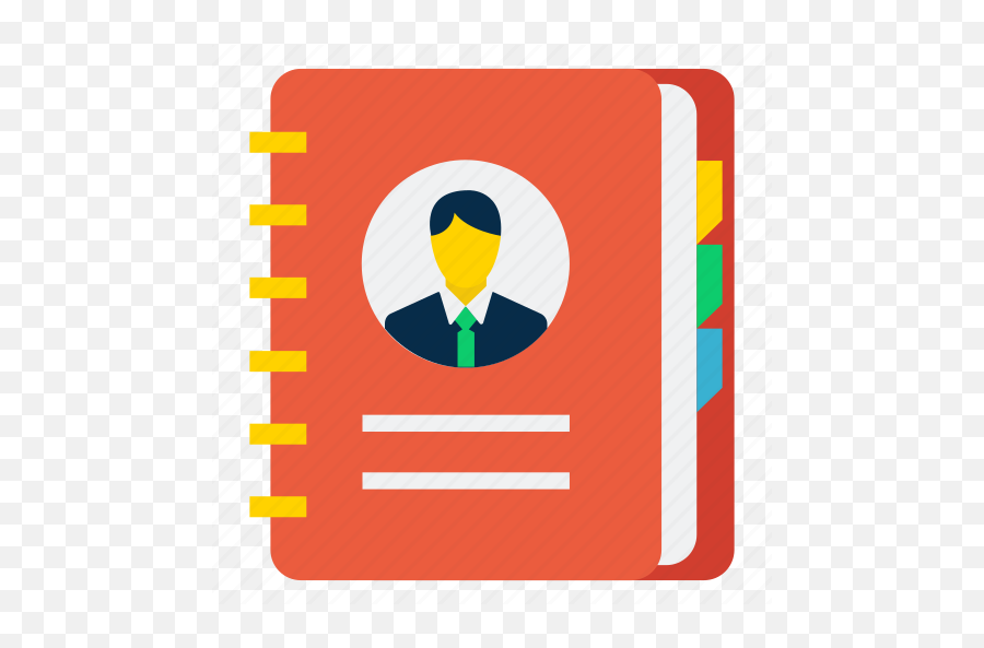 Contactbook Directory Employees Library Records Icon - Contact List Icon Png,Business Directory Icon