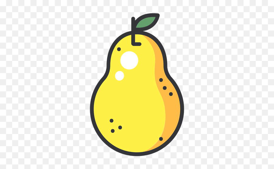 Pear Color Icon Transparent Png U0026 Svg Vector - Pera Png Cartoon,Pear Icon