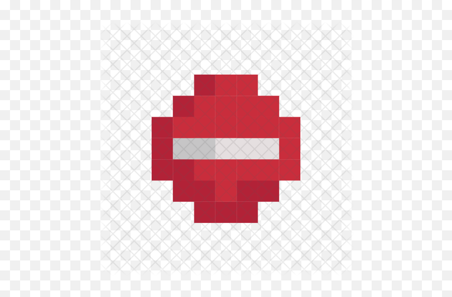 Prohibited Sign Icon - Wooden Spoon Pixel Art Png,Prohibited Sign Png