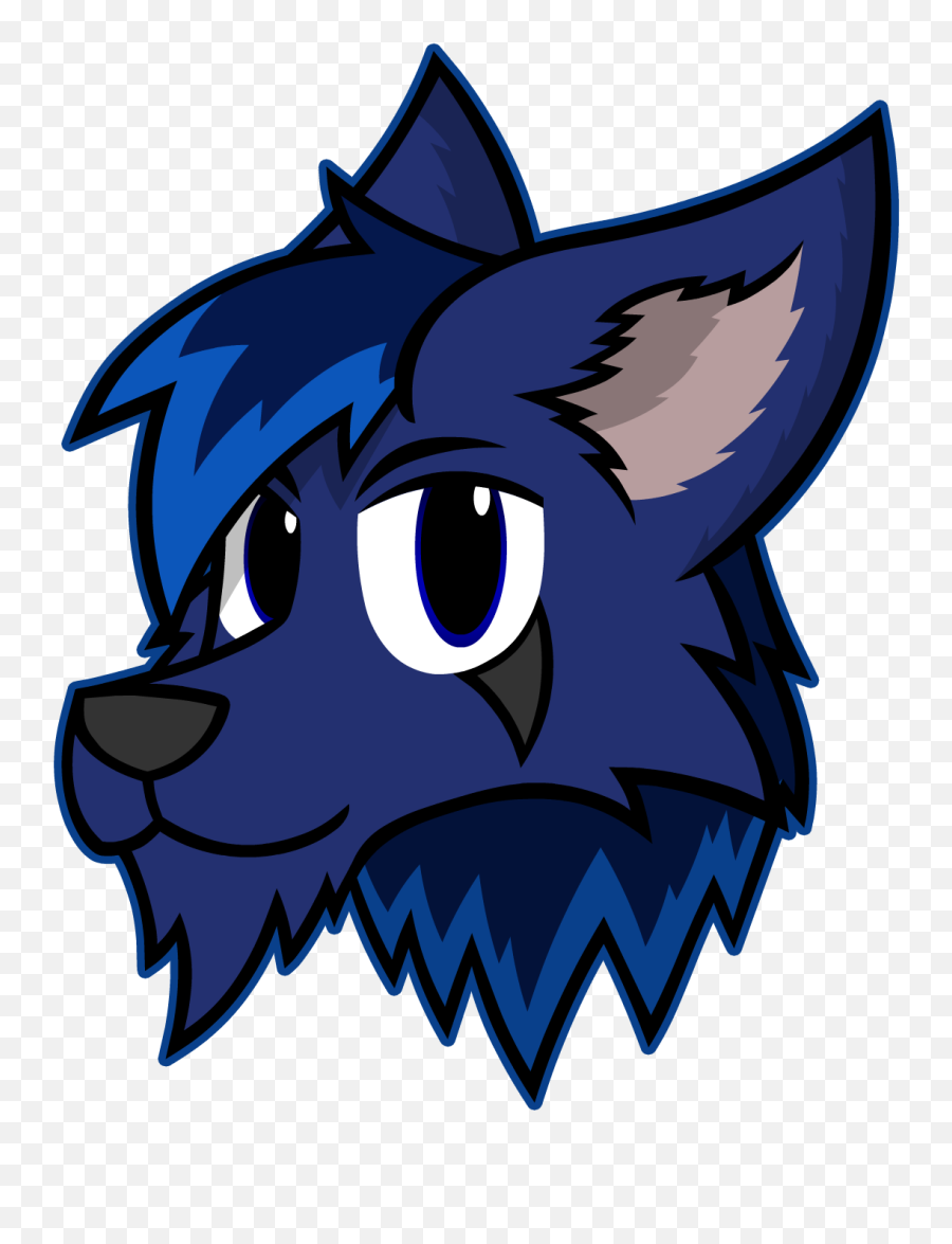 2016 Colbalt Wolf Icon - Perfil Full Size Png Download Blue Wolf Cartoon Png,Anime Youtube Icon