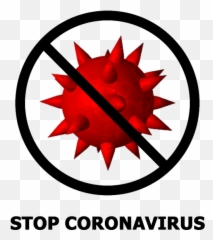 Stop Coronavirus Red Icon Png Play - Virus Transparent