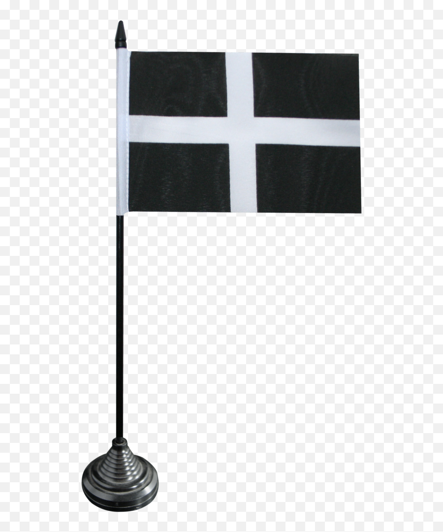 Great Britain St Piran Cornwall Table Flag - 395 X 59 Inch Flag Png,Flag Pole Png