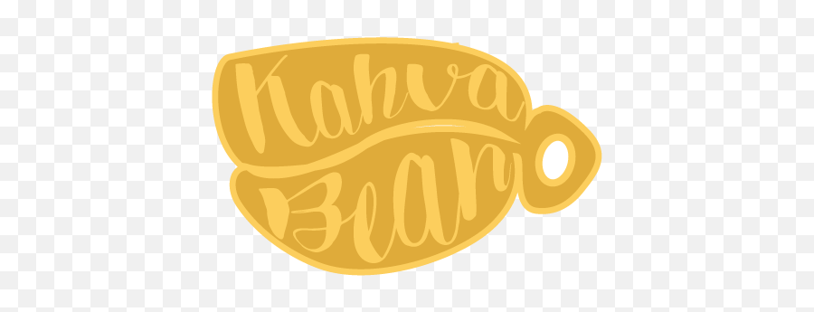 Kahva Bean Coffee Shop Logo Design - Illustration Png,Coffee Shop Logo