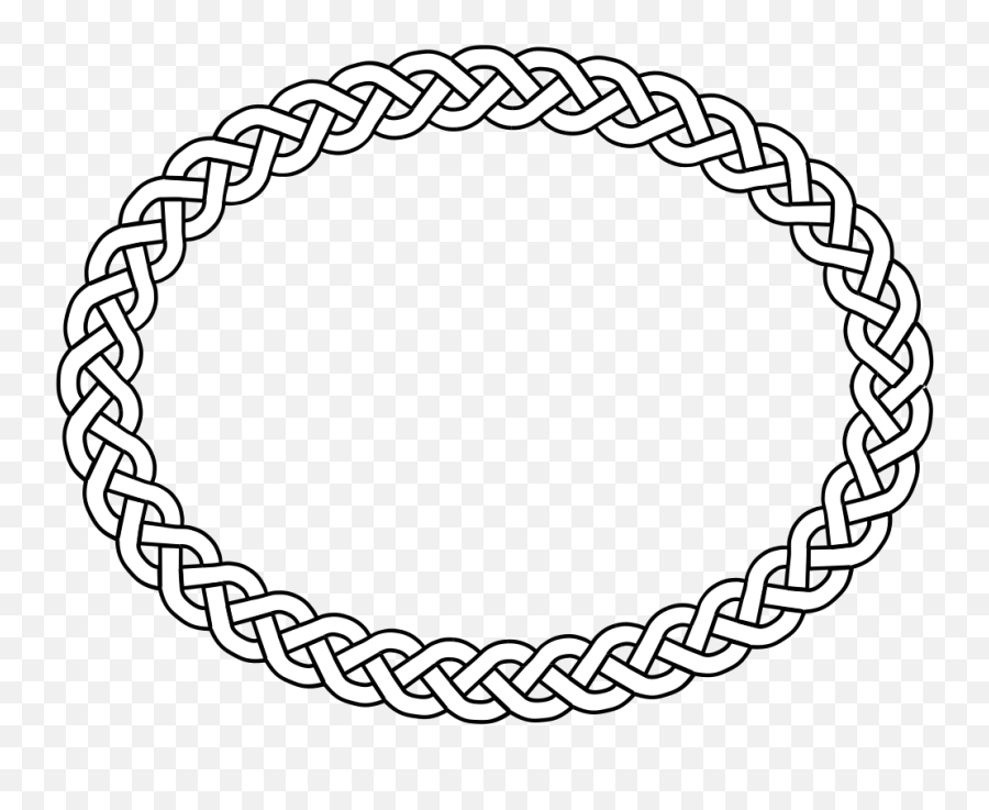 Free Geometric Border Cliparts - Celtic Knot Circle Png,Geometric Border Png