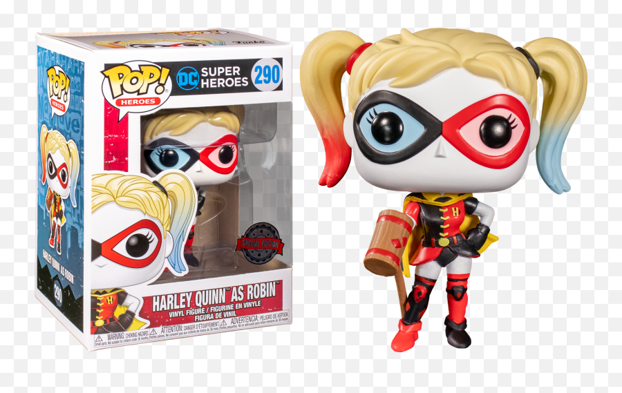 Funko Pop Batman - Harley Quinn As Robin 290 Harley Quinn As Robin Funko Pop Png,Batman And Robin Png