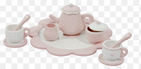Little Dutch Wooden Tea Set U0027pinku0027 - Tea Set Little Dutch Png,Tea Set Png