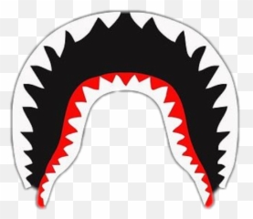 Bape Mouth Png - Bape Shark Logo Transparent,Bape Logo Png