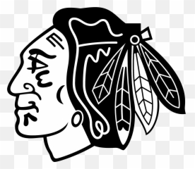 Download Blackhawks Logo Black And - Chicago Blackhawks Logo Svg Png,Blackhawks Logo Png