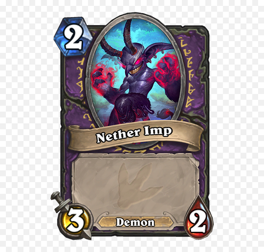 Nether Imp - Hearthstone Demon Cards Png,Nether Portal Png