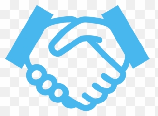 Download Share Button - Two Hands Shaking Icon PNG Image White Business Logo Png