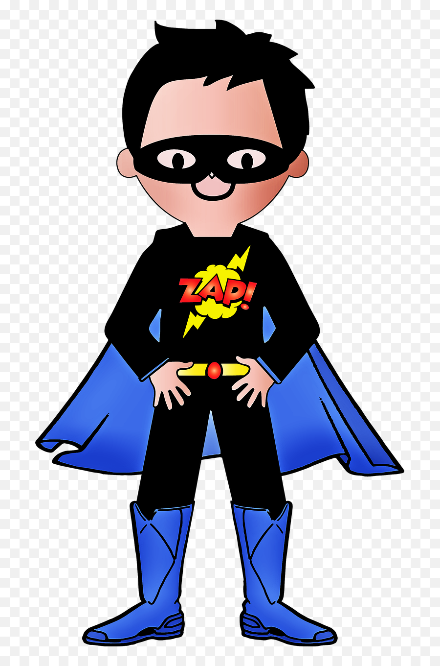 Superhero Boy Zap - Free Image On Pixabay Superhero Png,Superhero Png