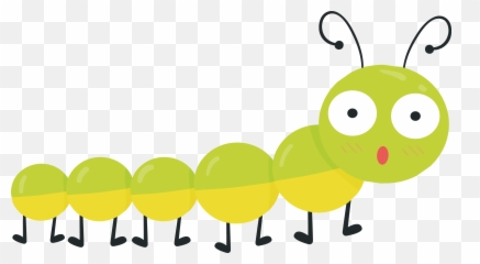 Butterfly Cartoon - Cartoon Caterpillar Png,Caterpillar Png