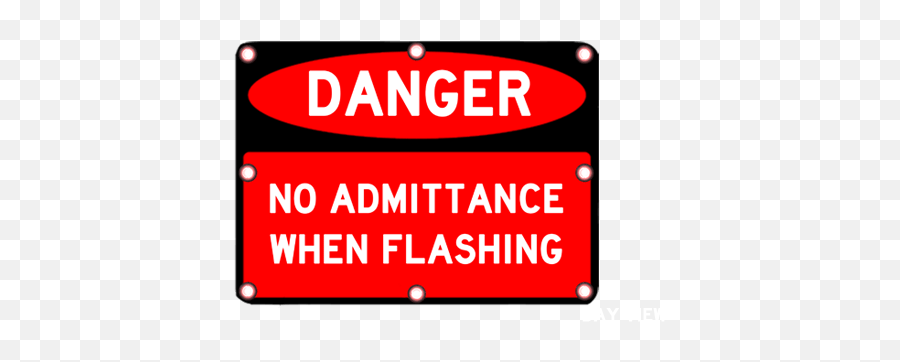 Flashing Danger Sign - Danger Sign Png,Danger Sign Png