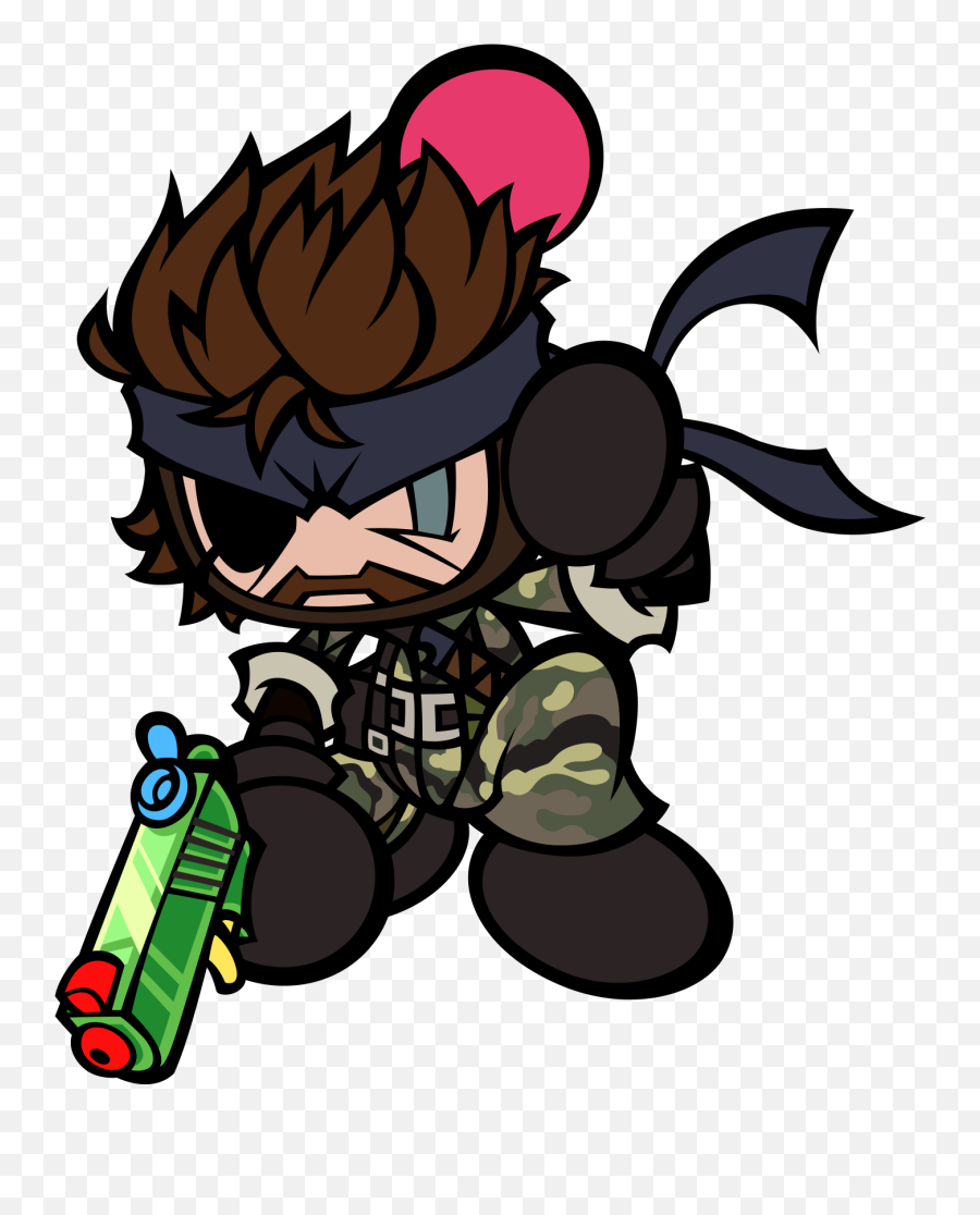 Naked Snake Solid And Raiden - Super Bomberman R Stats Png,Raiden Png