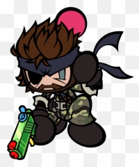 Naked Snake Solid And Raiden - Super Bomberman R Stats Png,Raiden Png