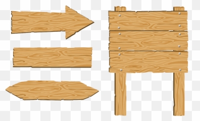 Floor Clipart Hardwood - Wooden Arrow Sign Clipart png