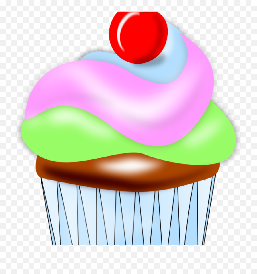Cupcake Clipart Free Download - Cupcakes Clipart Free Png,Cupcake Clipart Png