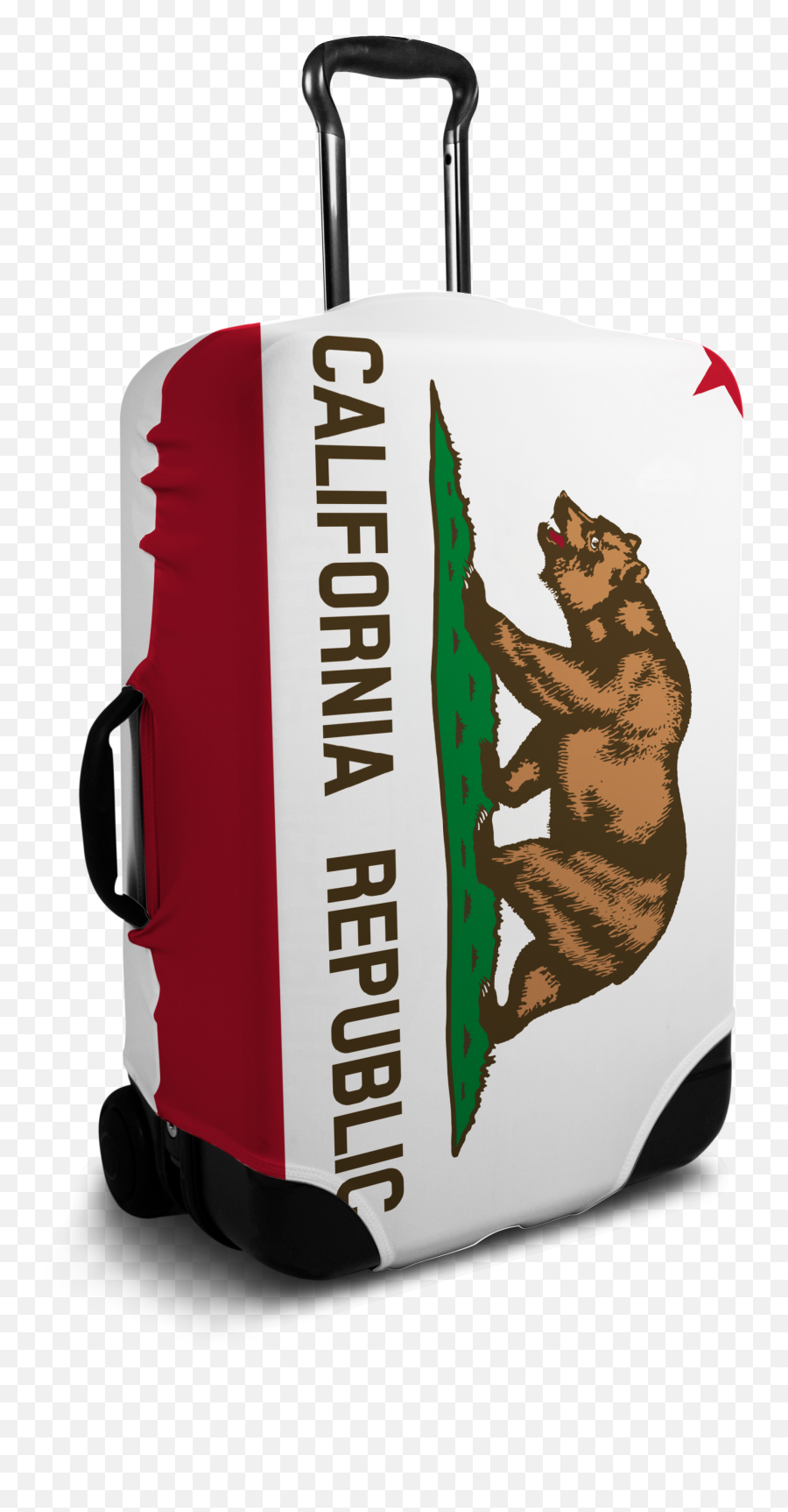 California Flag - Luggage Coversuitcase Cover New California Republic Flag Png,California Flag Png