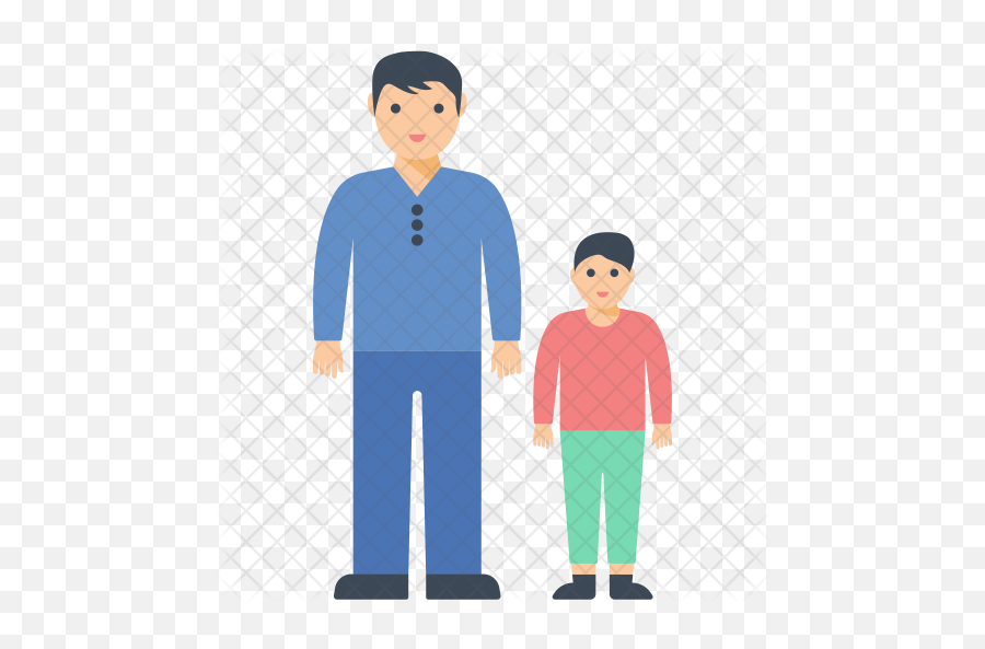 Father And Son Icon - Standing Png,Father And Son Png
