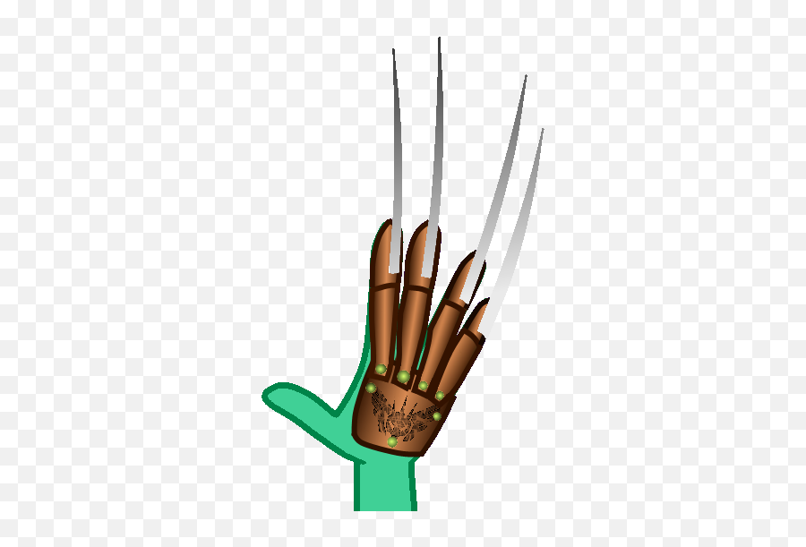 Glove Vector Freddy Picture 1402539 Transparent - Throwing Knife Png,Freddy Krueger Png