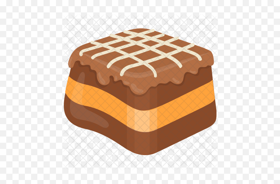 Chocolate Fudge Icon Of Flat Style - Fudge Icon Png,Fudge Png