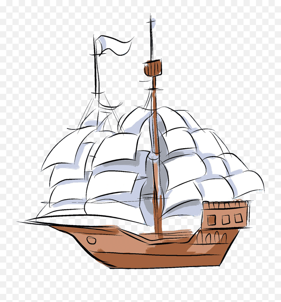 Sailing Boat Clipart - Sail Boat Clipart Png,Boat Transparent