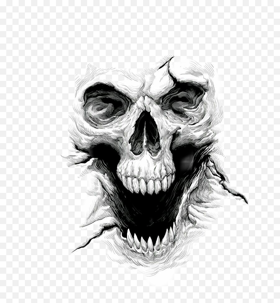 Halloween Calavera Horor - Sticker By Piosity91 Skull Tattoo Design Png,Calavera Png