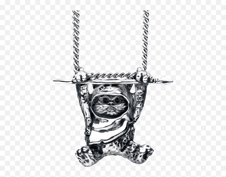 Ewok Slider Necklace By Rocklove - Star Wars Ewok Necklace Png,Ewok Png