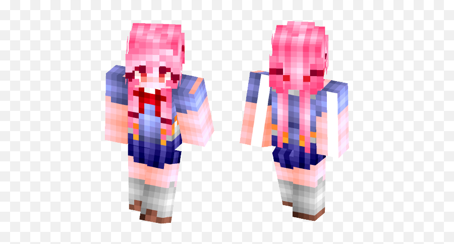 Download Yuno Gasai - Mirai Nikki Minecraft Skin For Free Helsinki Zoo Png,Yuno Gasai Png