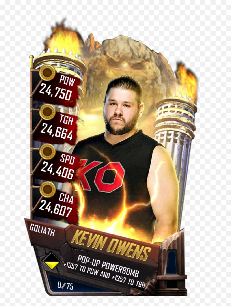 Wwe Supercard Goliath Cards - Finn Balor Wwe Supercard Png,Kevin Owens Png