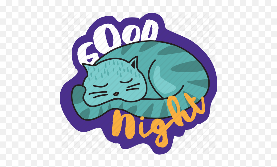 Good Night Network Sleep Social Icon - Good Night Stickers Png,Good Night Logo