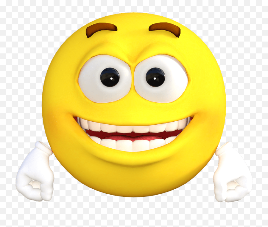 Download Emoticon Emoji Smile Happy Emo - Emojis Emoticones Graciosos Png,Happy Emoji Png