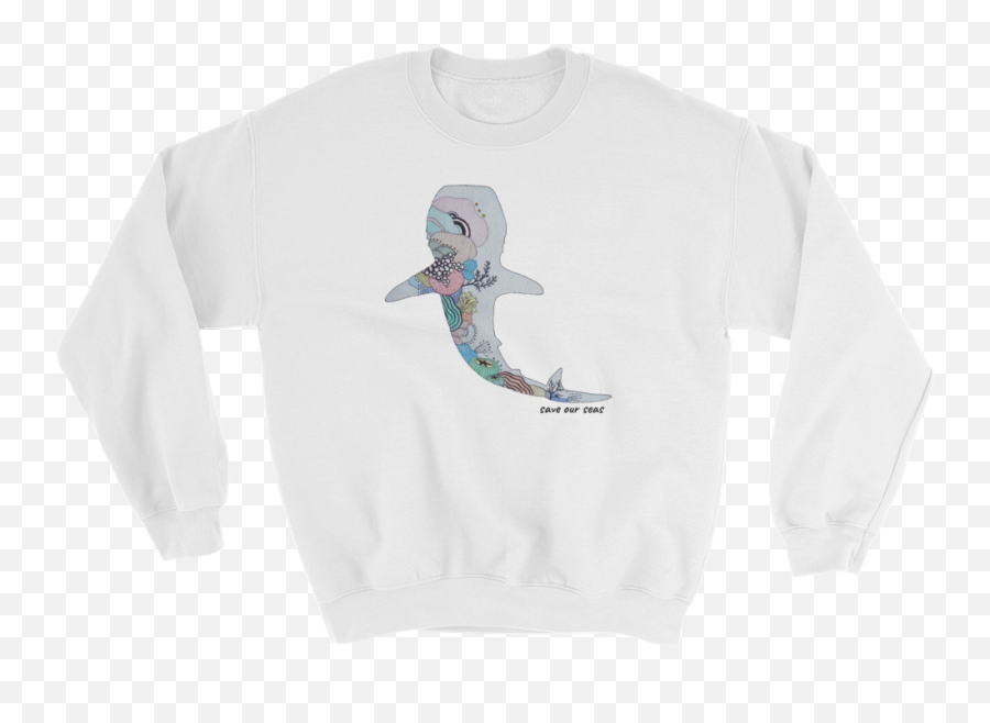 Colored Whale Shark Sweatshirt Png