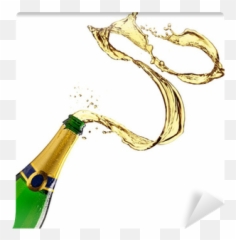 Champagne Splash Wall Mural Pixers - png