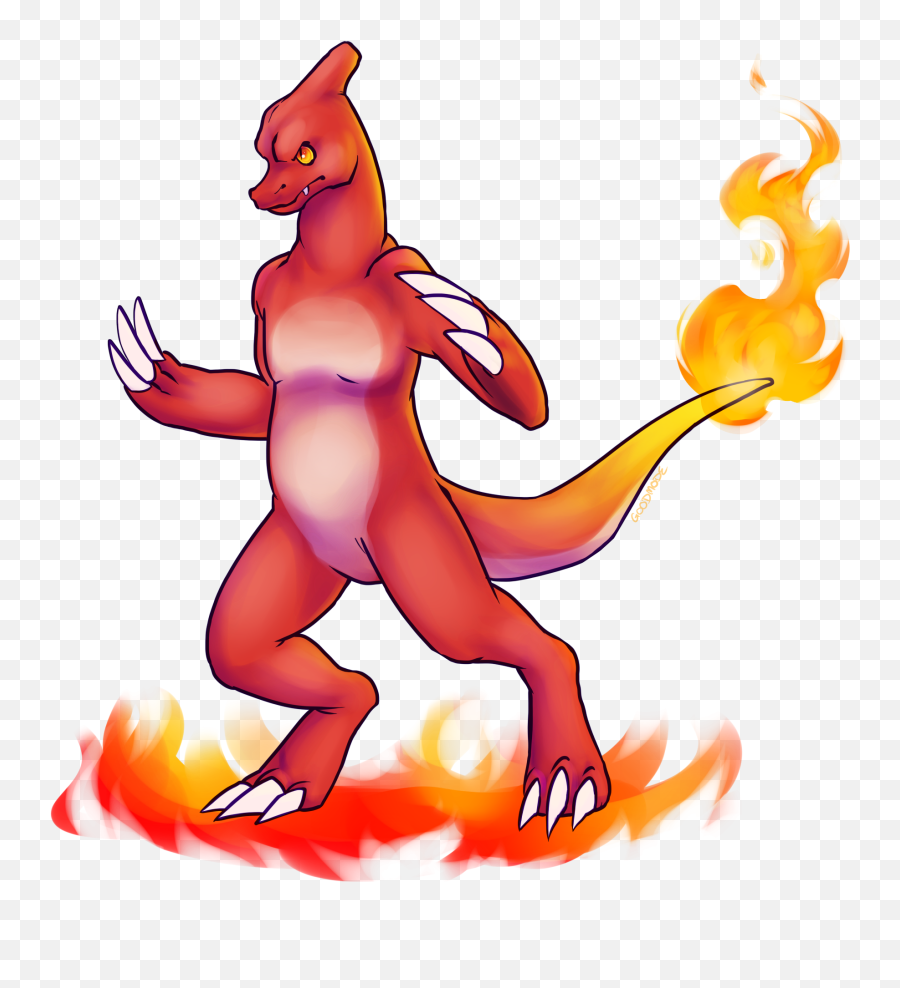 Charmeleon Weasyl - Fictional Character Png,Charmeleon Png