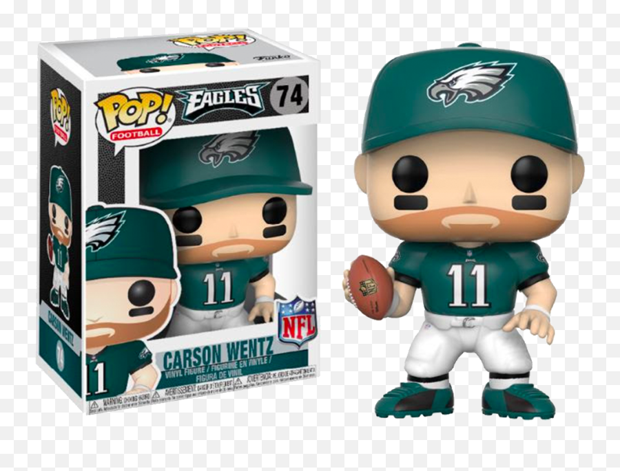 Funko Vinyl Nfl - Carson Wentz Funko Pop Png,Carson Wentz Png