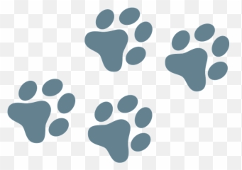 Dog Paw Prints Clipart - Buck Thomas Park png
