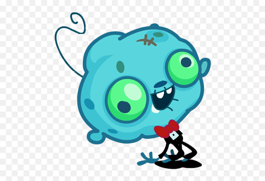 Jibbly The Dearly Departed Nibbly Zombie Transparent Png - Moshi Monsters Glob,Zombie Transparent