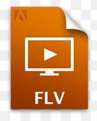 Adobe Media Player Flv Icon - Vertical png