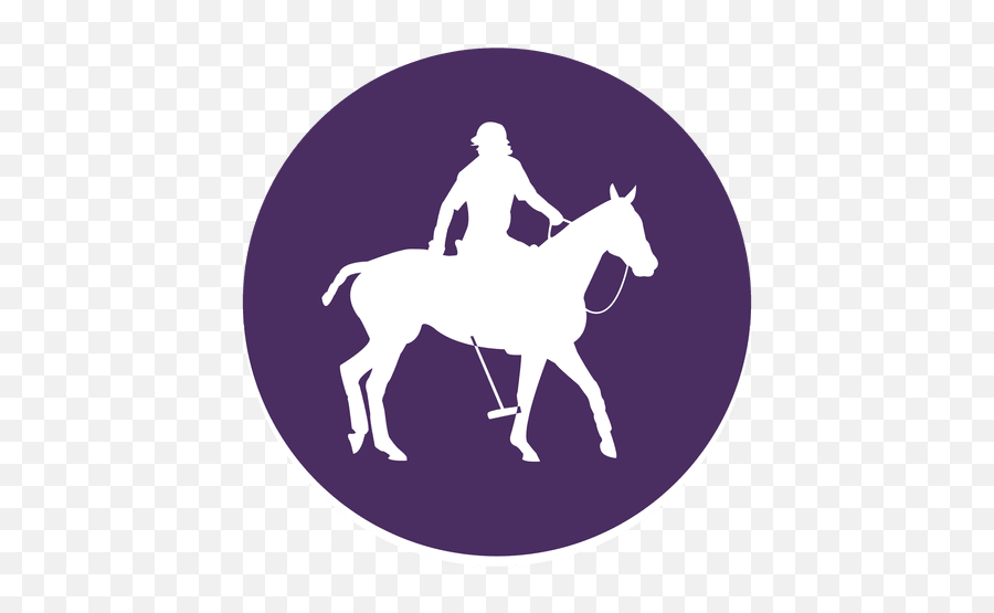 Horse Polo Circle Icon - Caballo Icono Png,Horse Rider Icon