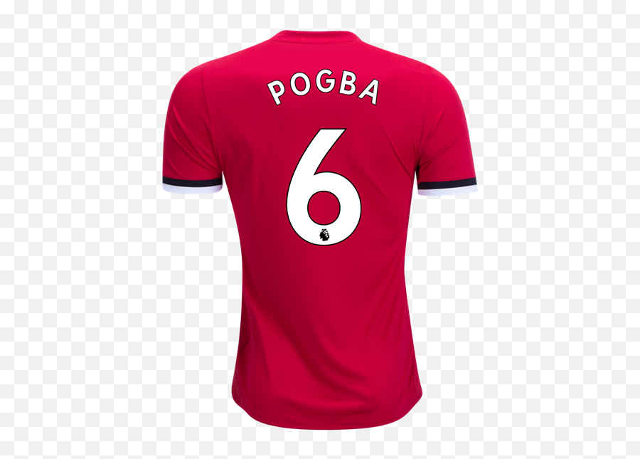 Manchester United Paul Pogba - Manchester United Jersey Back Pogba Png,Soccer Jersey Png