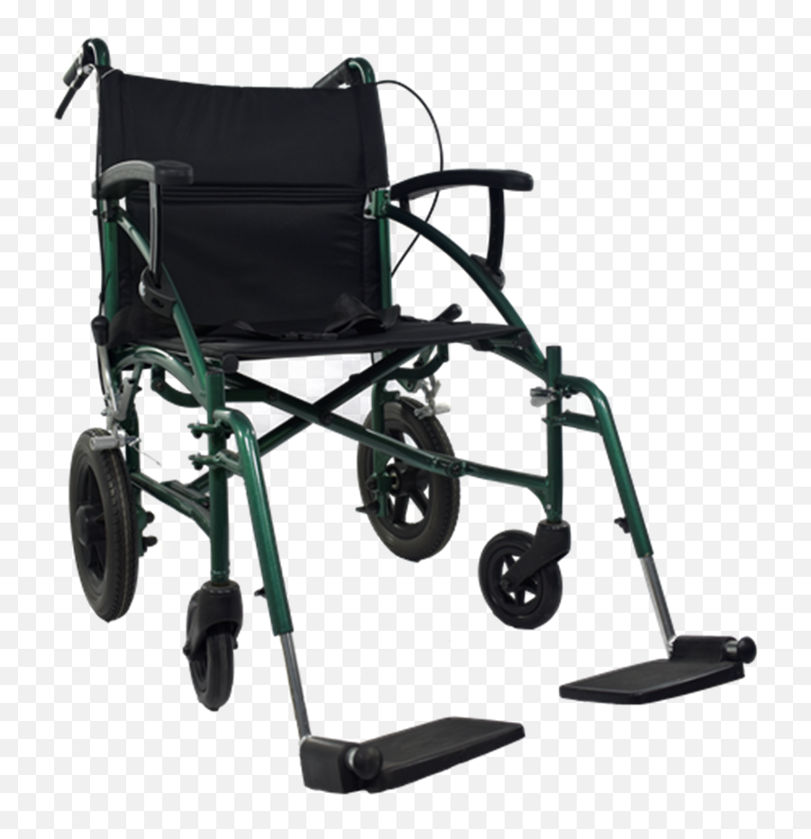 Aml Green Lightweight Transit Wheelchair - Wheelchair Png,Wheelchair Transparent