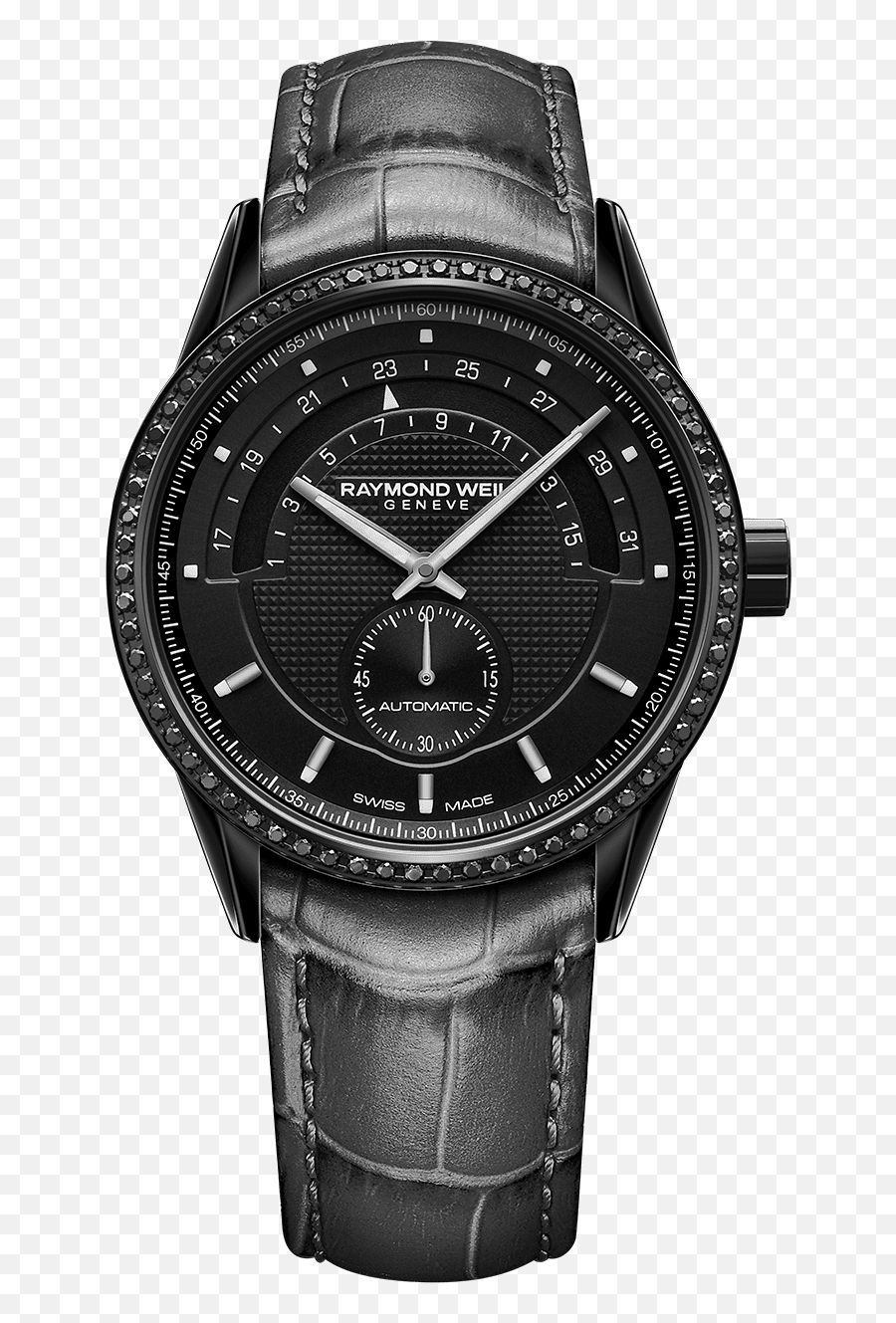 Womens Freelancer Swiss Watch - Raymond Weil Freelancer Black Diamond Png,Henry Icon Automatic 32mm