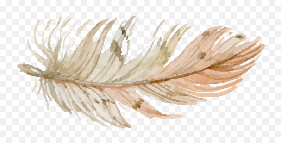 Download Be - Free Watercolor Feathers Png,Hand Drawing Png