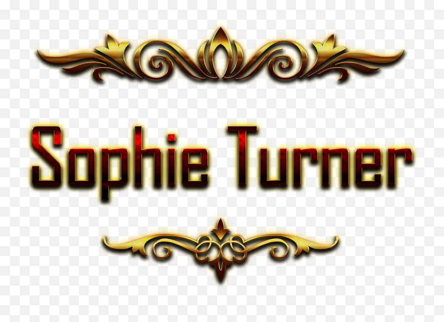 Sophie Turner Decorative Name Png