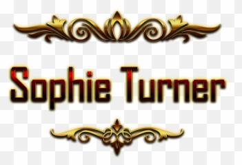 Sophie Turner Decorative Name Png