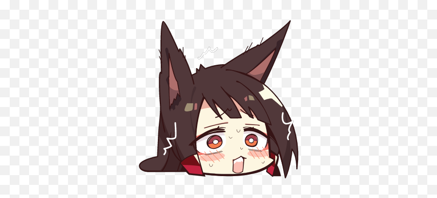 Azur Lane - Akagi Surprised Decals By Mistahmca Surprised Akagi Png,Kanan Matsuura Icon