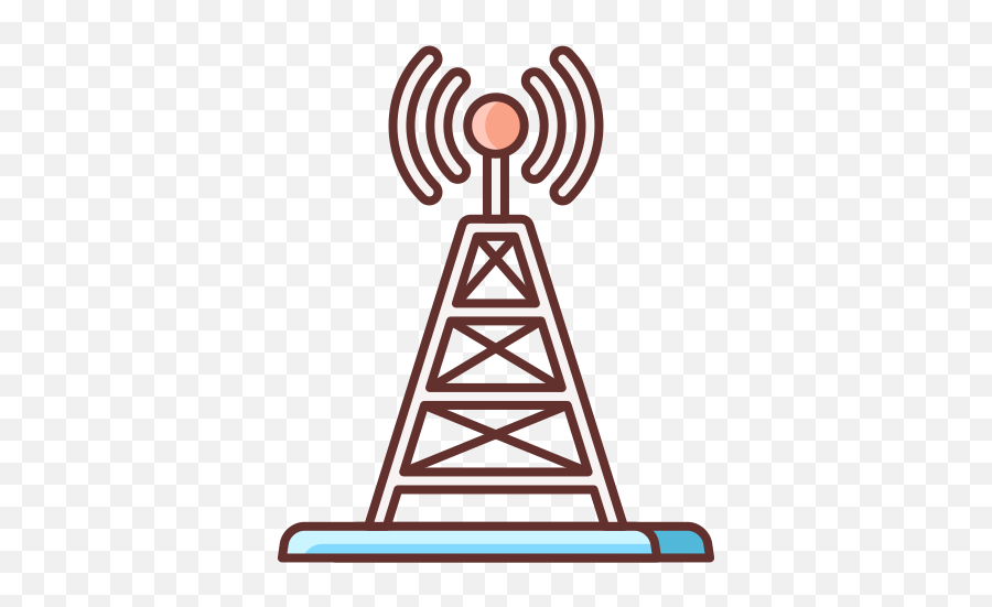 Radio Tower - Free Communications Icons Illustration Png,Radio Tower Icon Png